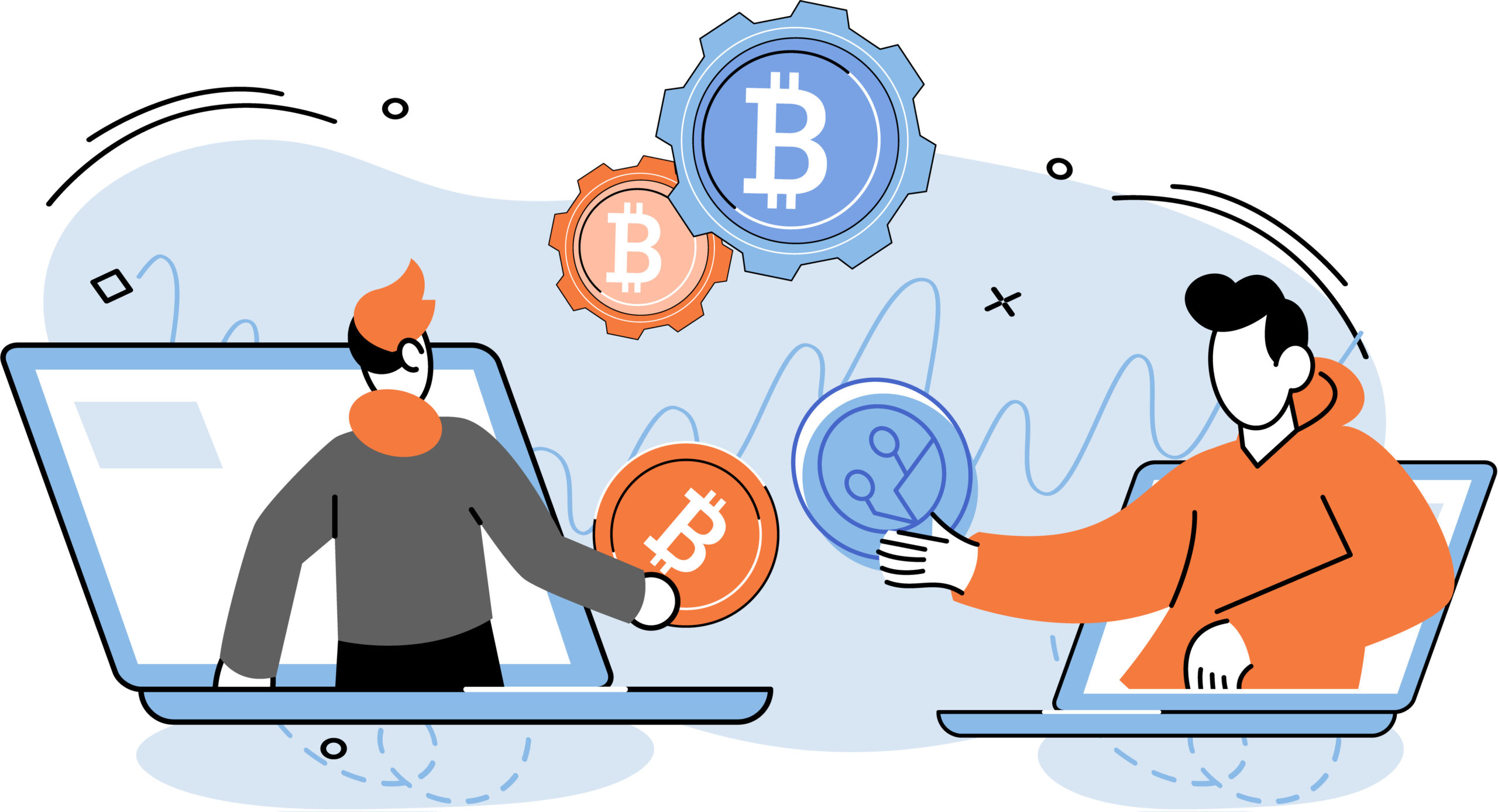 Cryptocurrency exchange. Bitcoin mining, Modern commerce platform to trade digital virtual money
