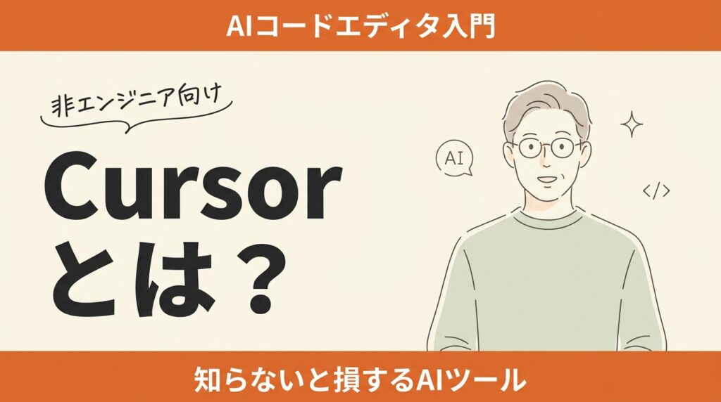 Cursorとは？非エンジニア向けAIコードエディタ入門